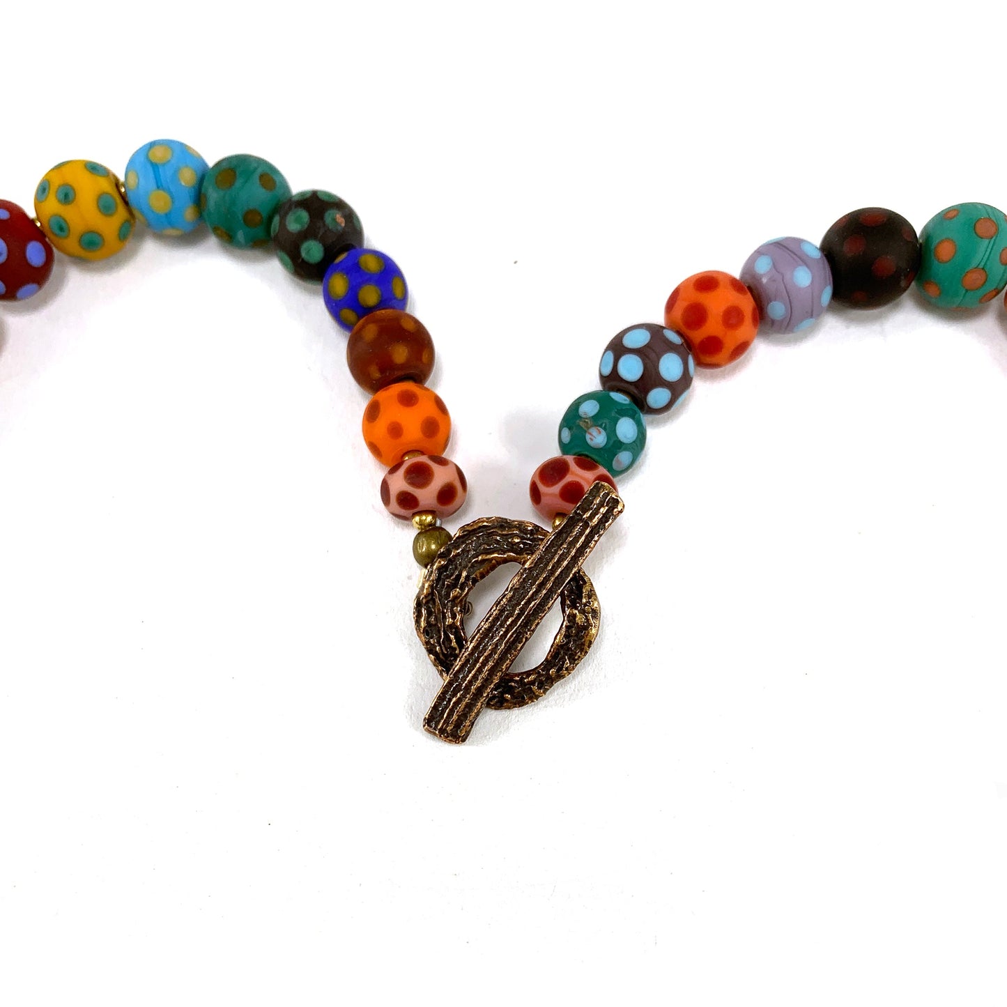 Beaded Santa Cruz Mountains Tanoak Acorn Choker - The Glass Acorn