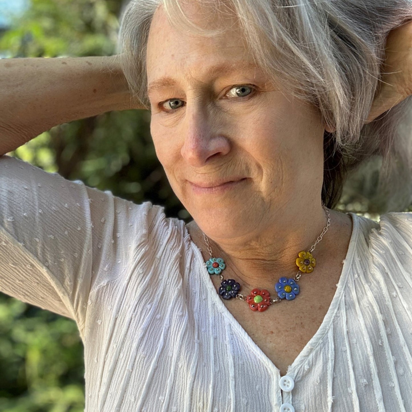 Daisy Chain Necklace - The Glass Acorn