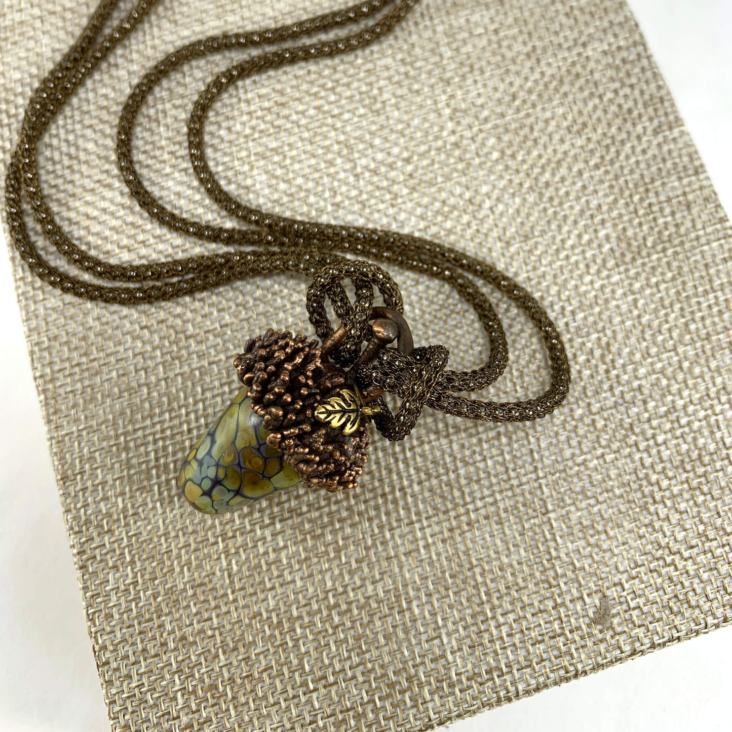 Santa Cruz Mountains Tanoak Acorn Choker - The Glass Acorn