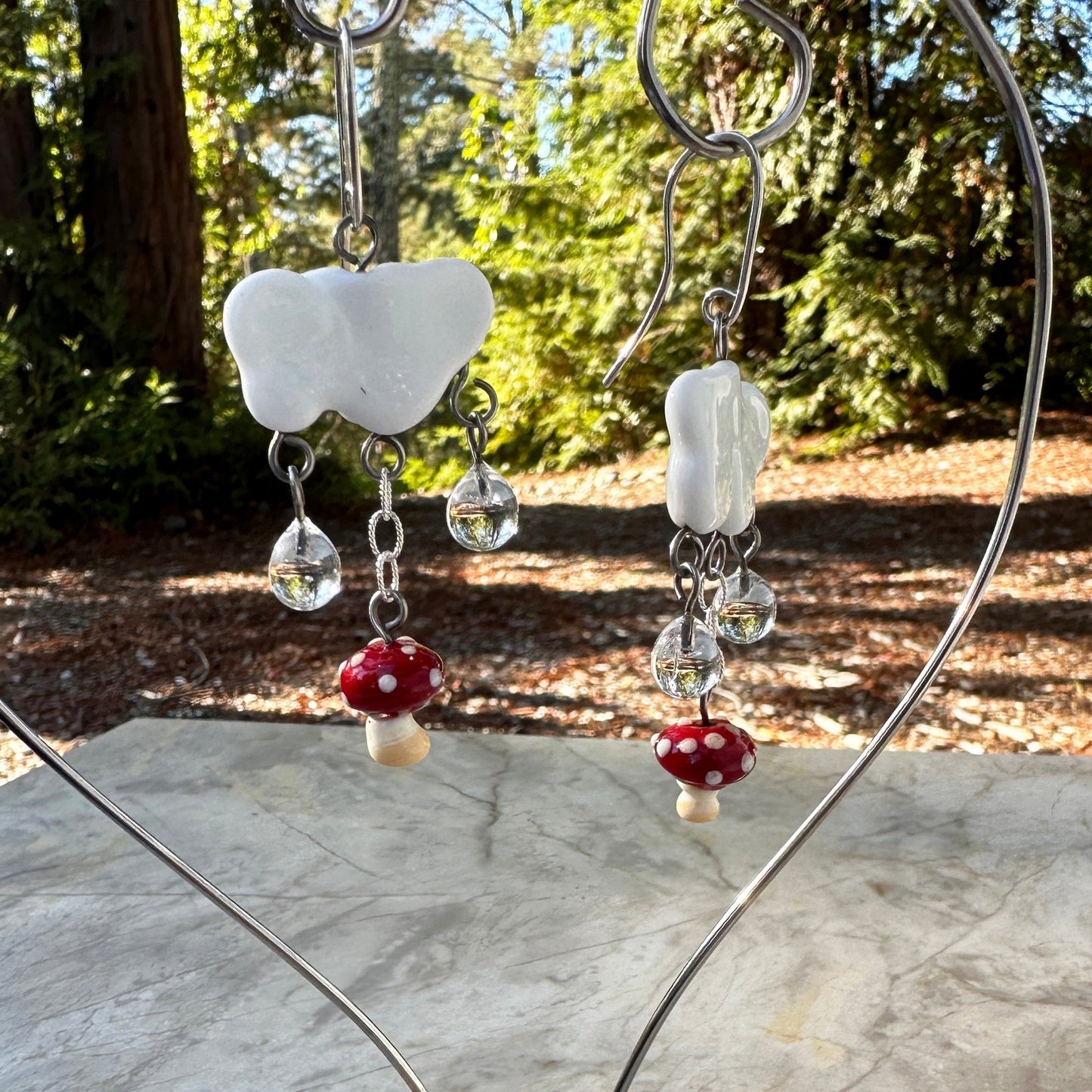 Winter Rain Earrings - The Glass Acorn