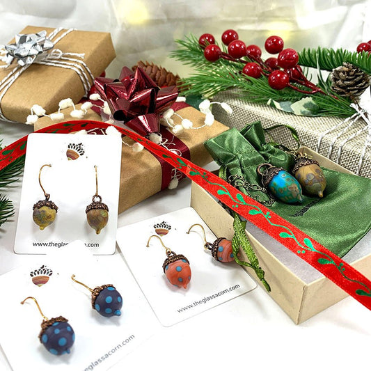 The Holidays are Early This Year - The Glass Acorn jewelry is the perfect gift - The Glass Acorn