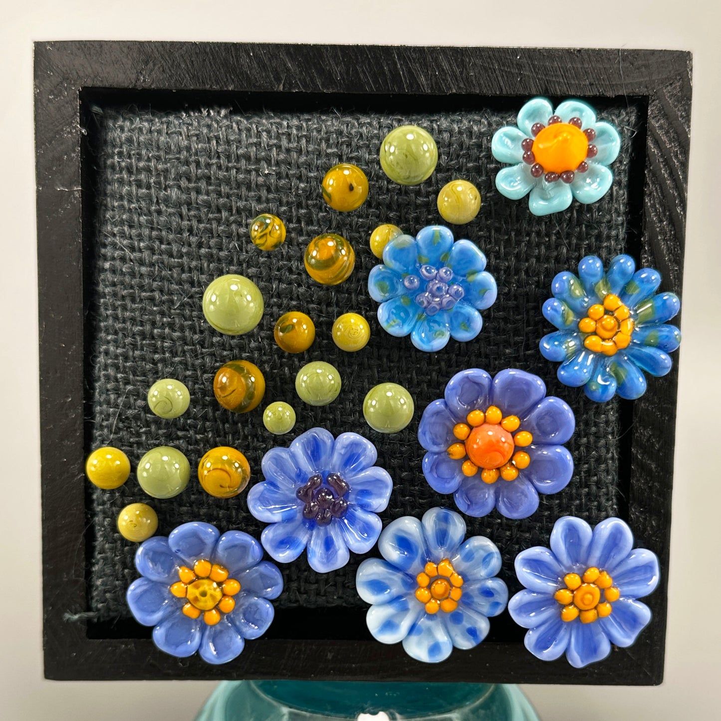 Bokeh Bouquet Glass Wall Sculpture