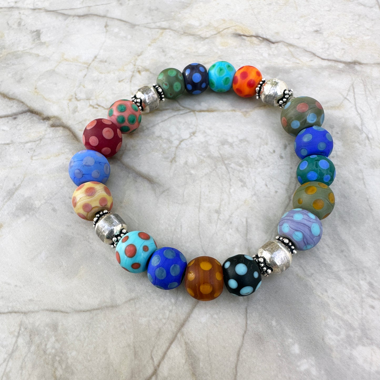 Colorful Stretch Bead Bracelets