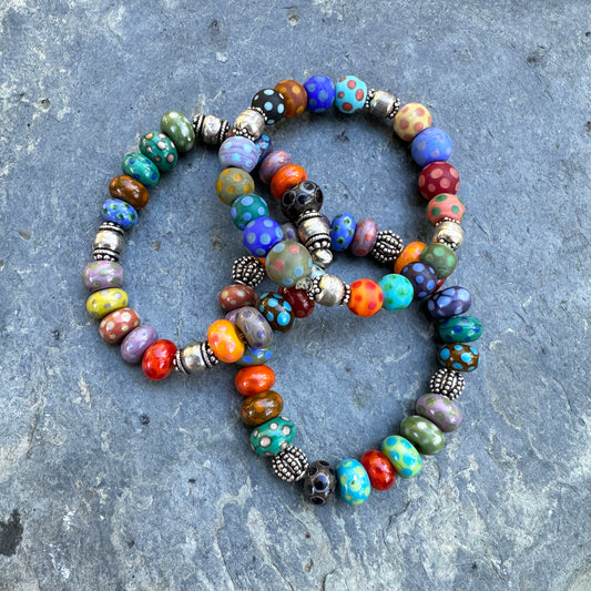 Colorful Stretch Bead Bracelets