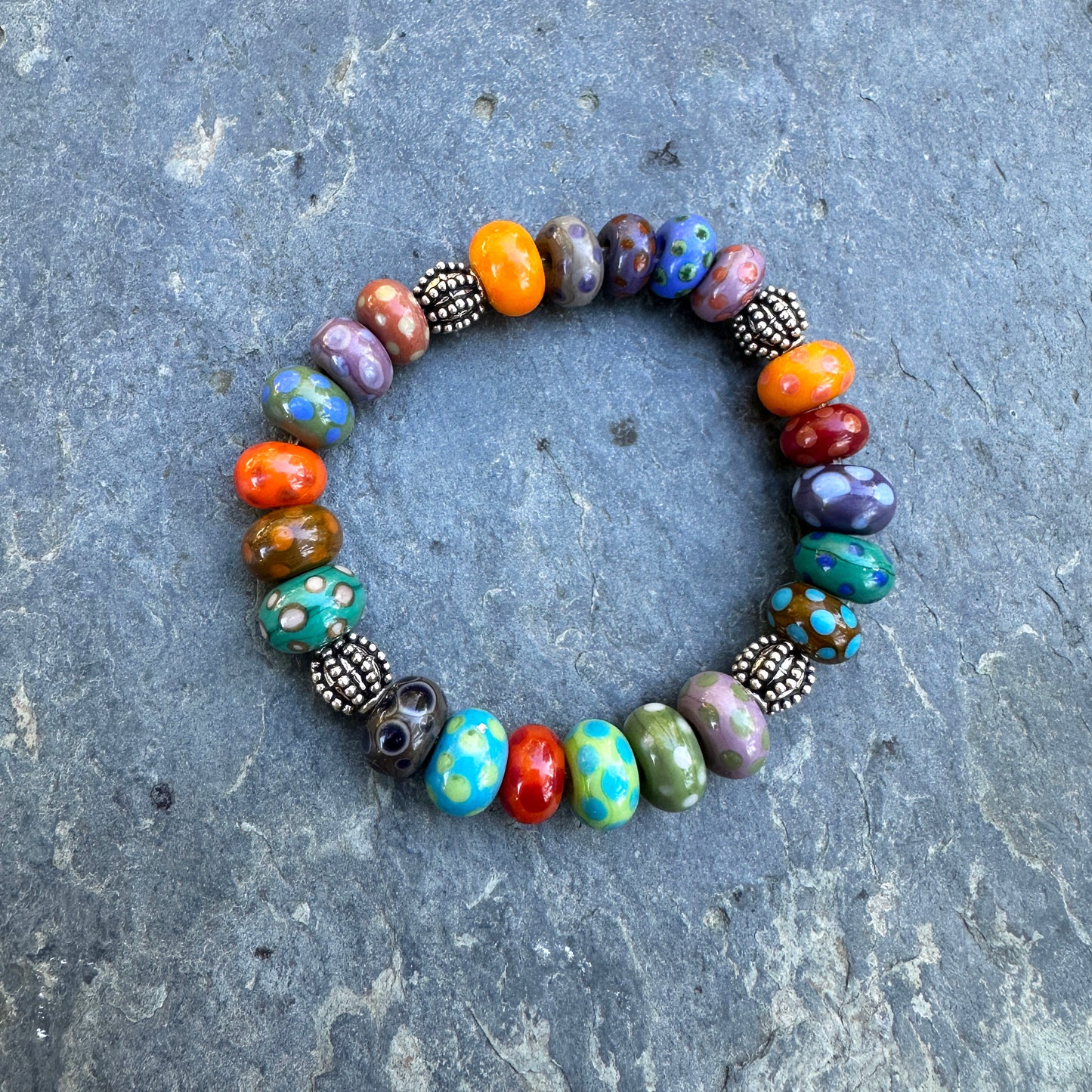 Colorful Stretch Bead Bracelets