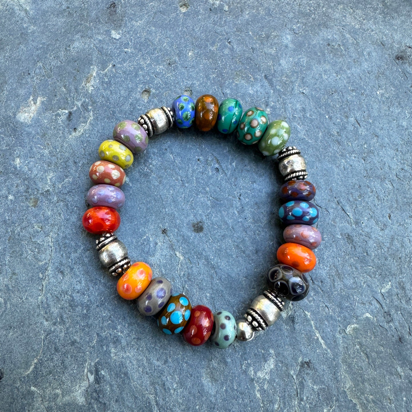 Colorful Stretch Bead Bracelets