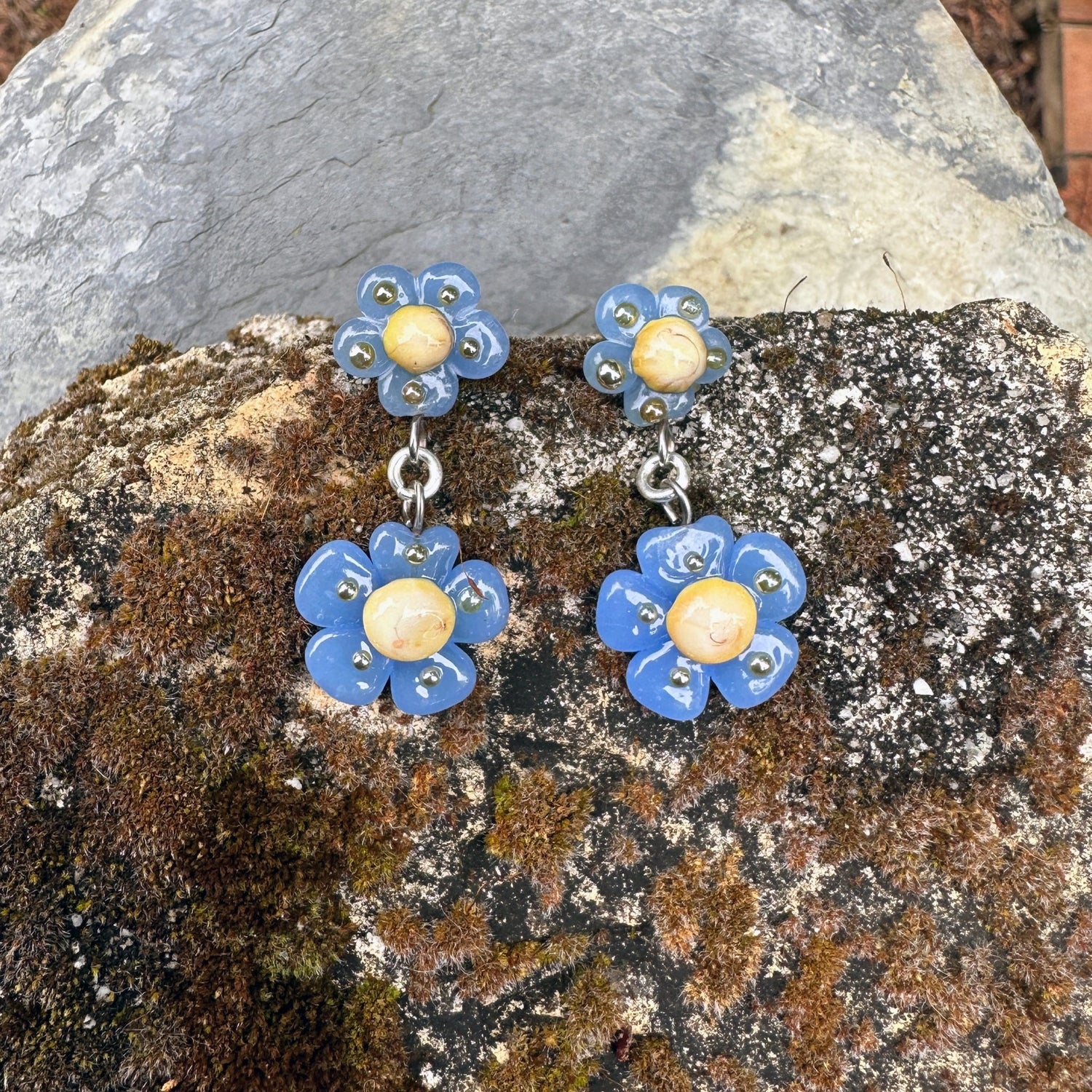 Flower Earrings - The Glass Acorn