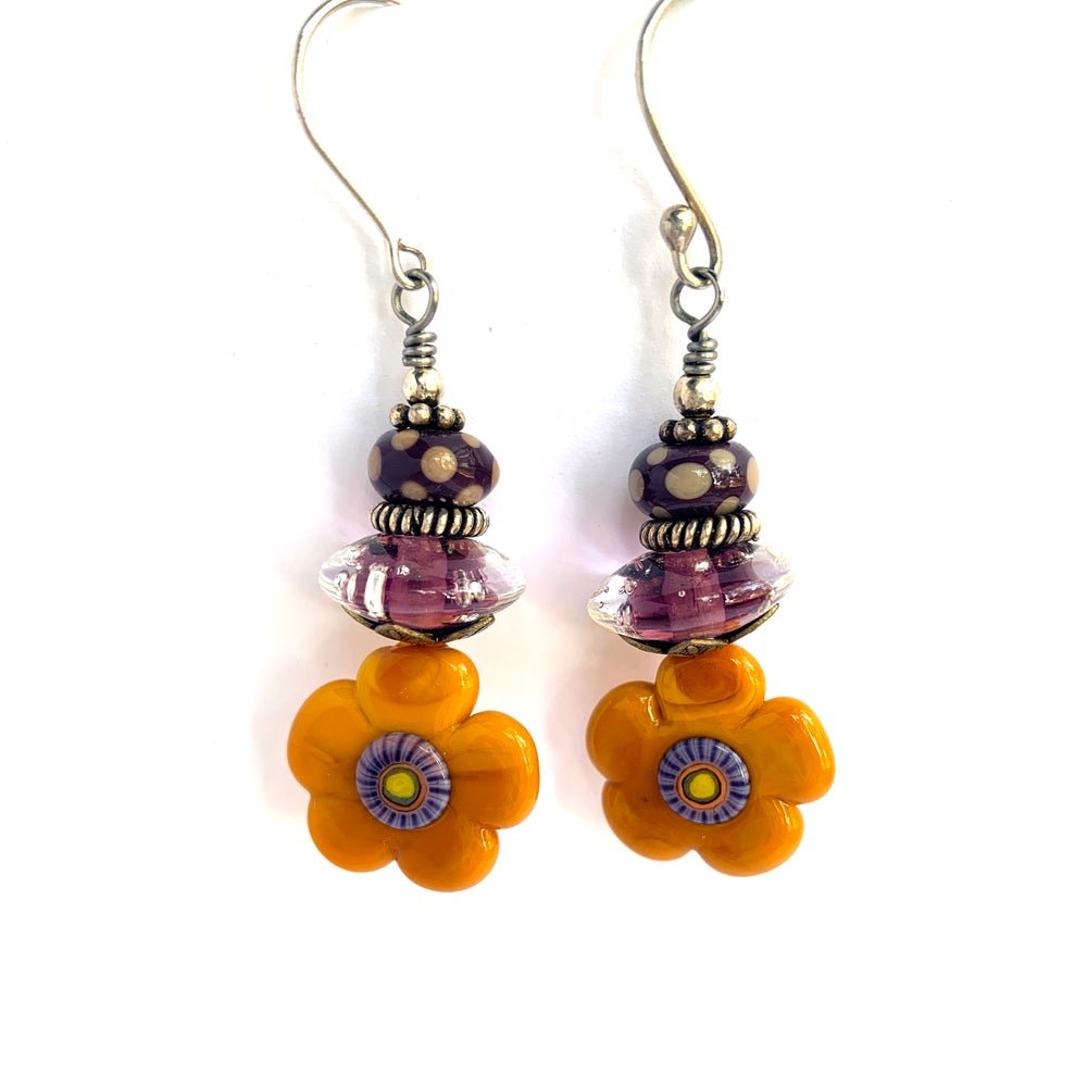 Flower Power Earrings - The Glass Acorn