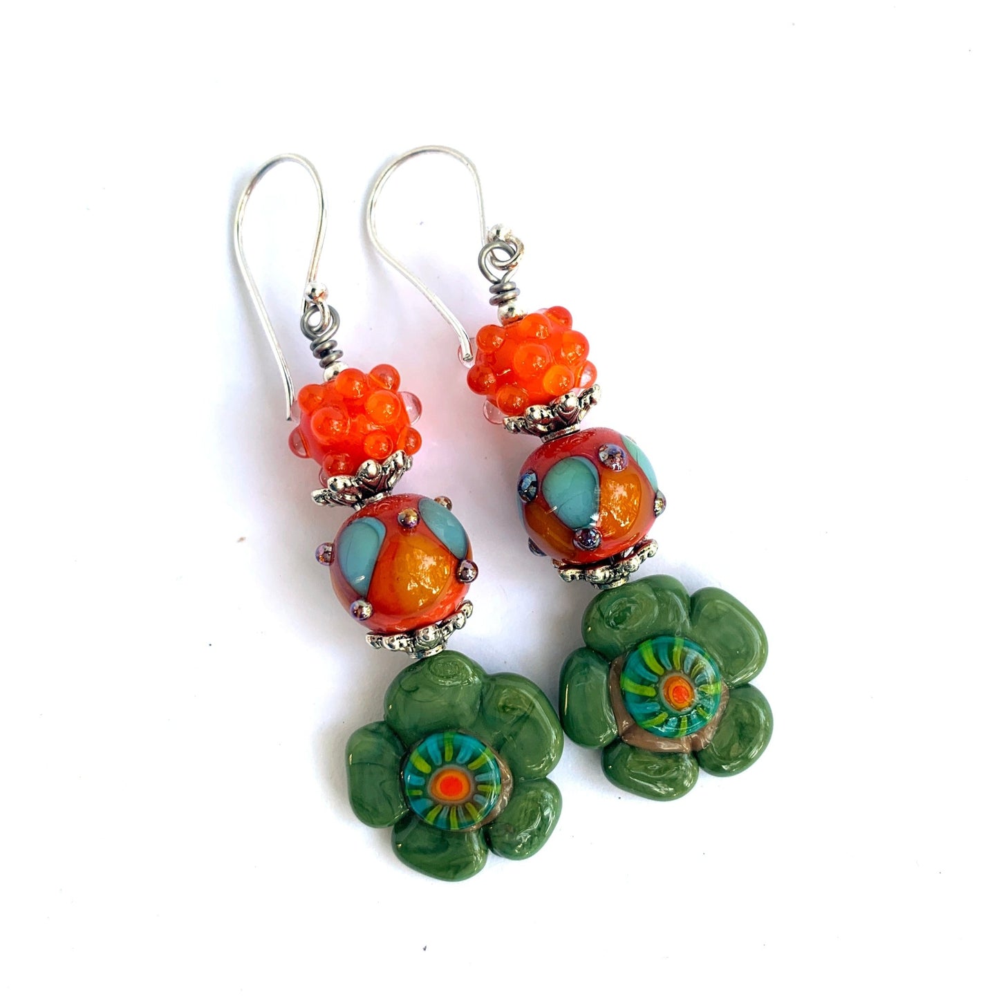 Flower Power Earrings - The Glass Acorn