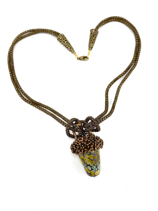 Santa Cruz Mountains Tanoak Acorn Choker - The Glass Acorn