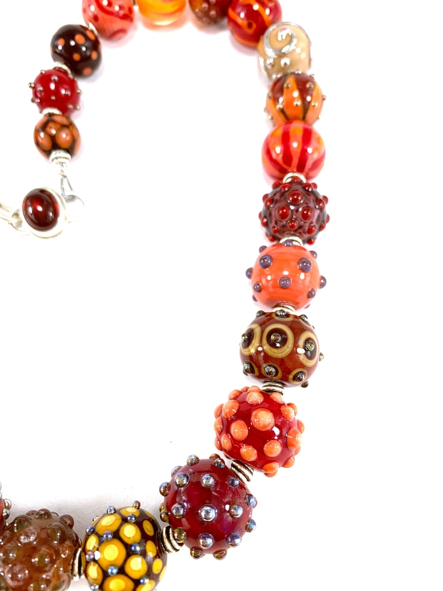 "Summer" Boho Bead Collector's Necklace - The Glass Acorn