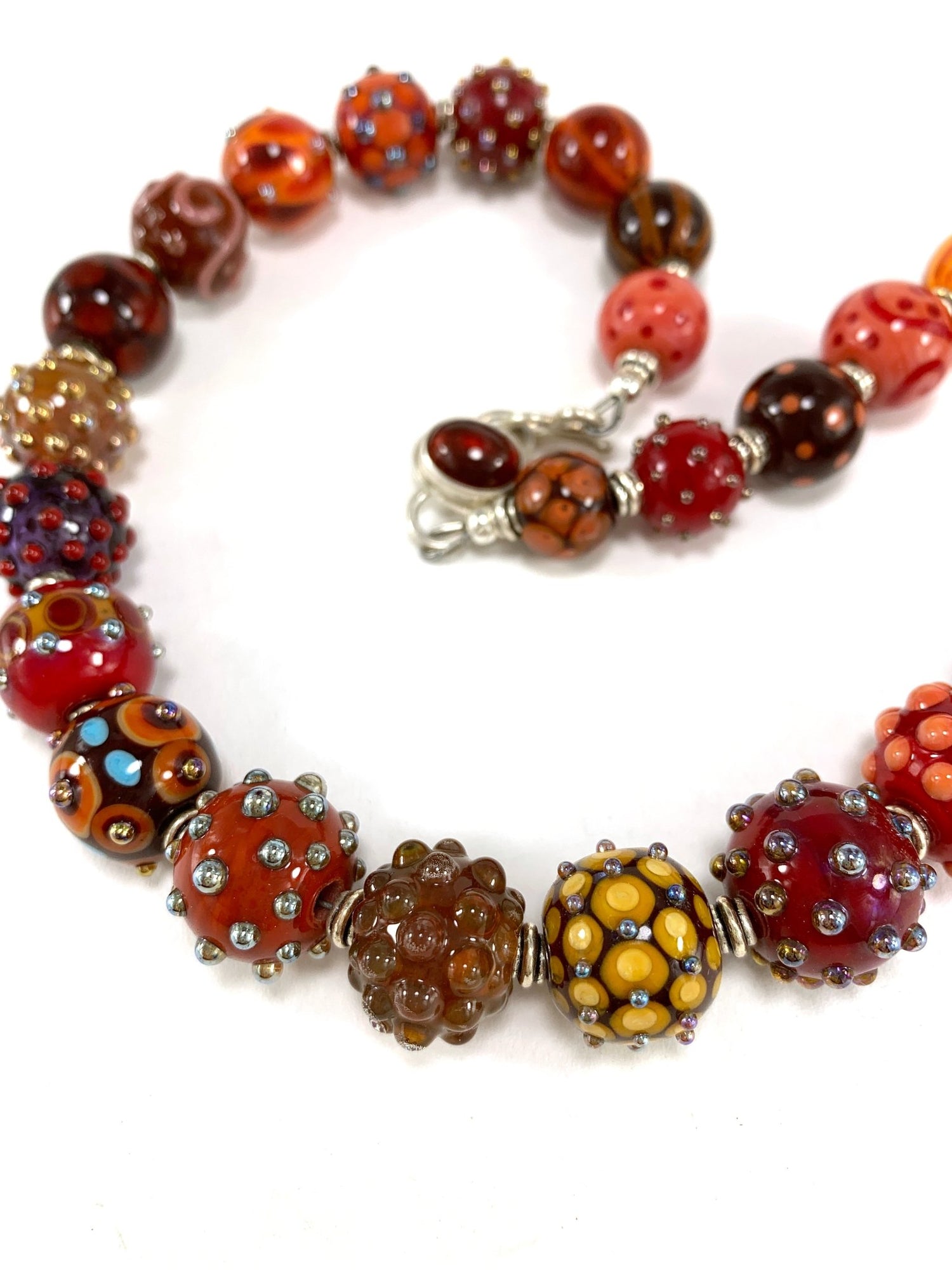 "Summer" Boho Bead Collector's Necklace - The Glass Acorn
