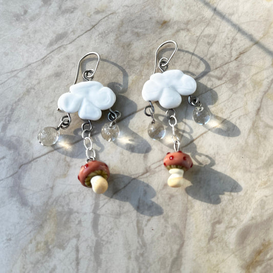 Winter Rain Earrings - The Glass Acorn